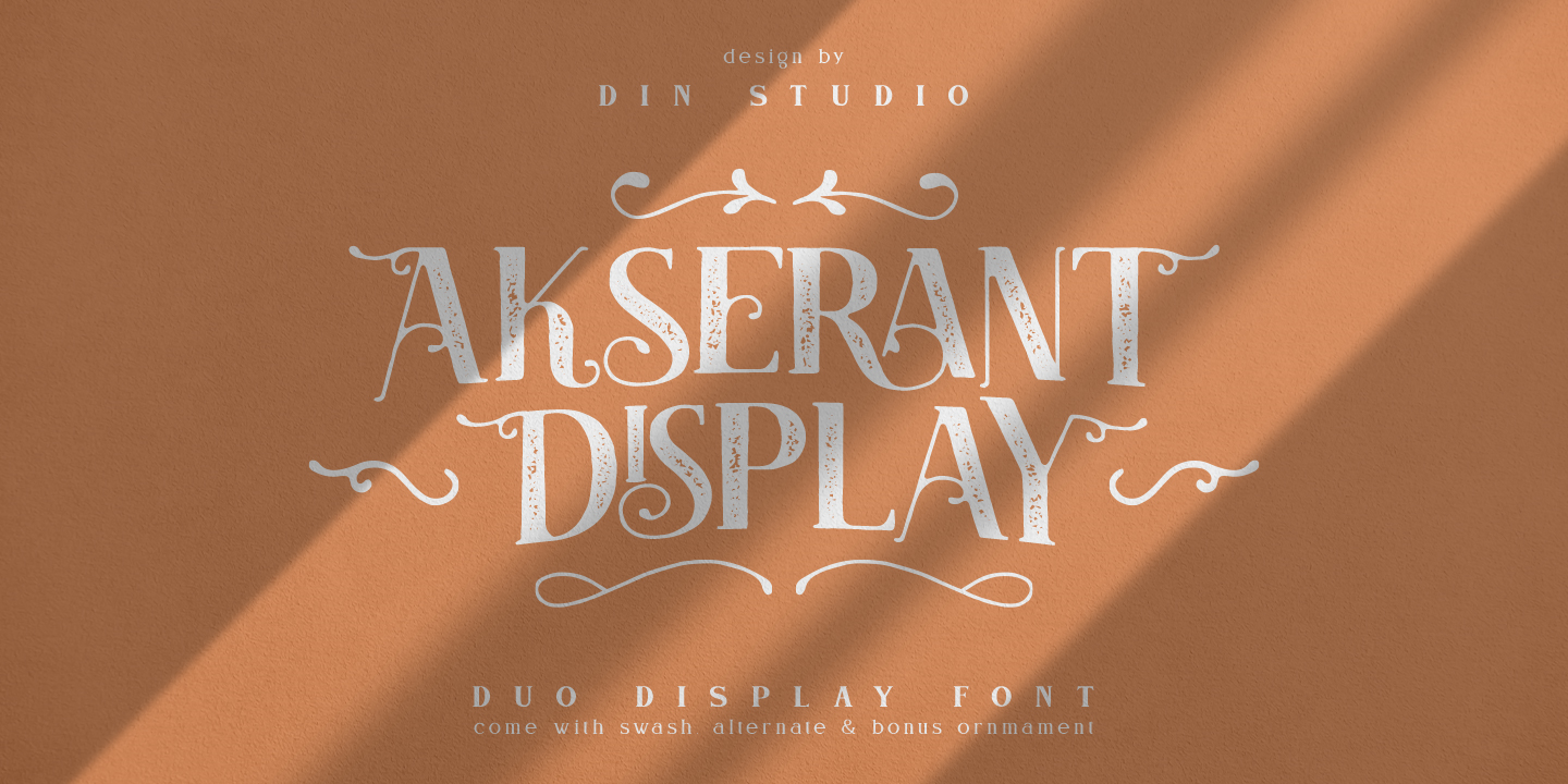 폰트 Akserant Display